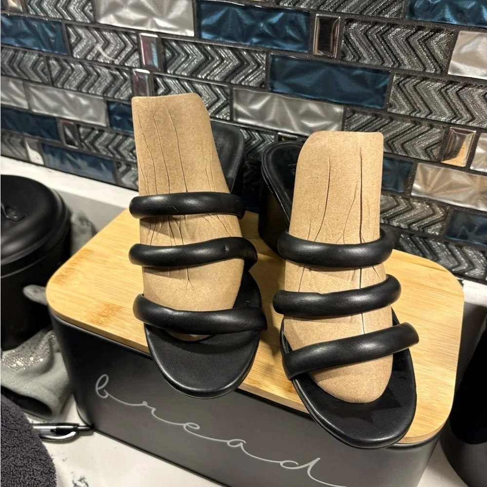 Nordstrom Black Strappy Sandals